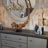 Bronze Blossom Sculpture