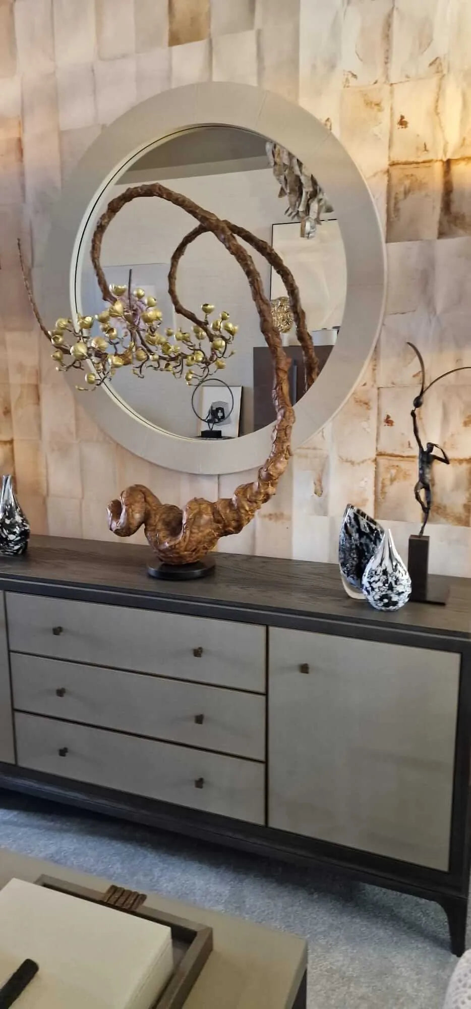 Bronze Blossom Sculpture