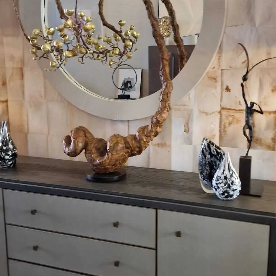 Bronze Blossom Sculpture