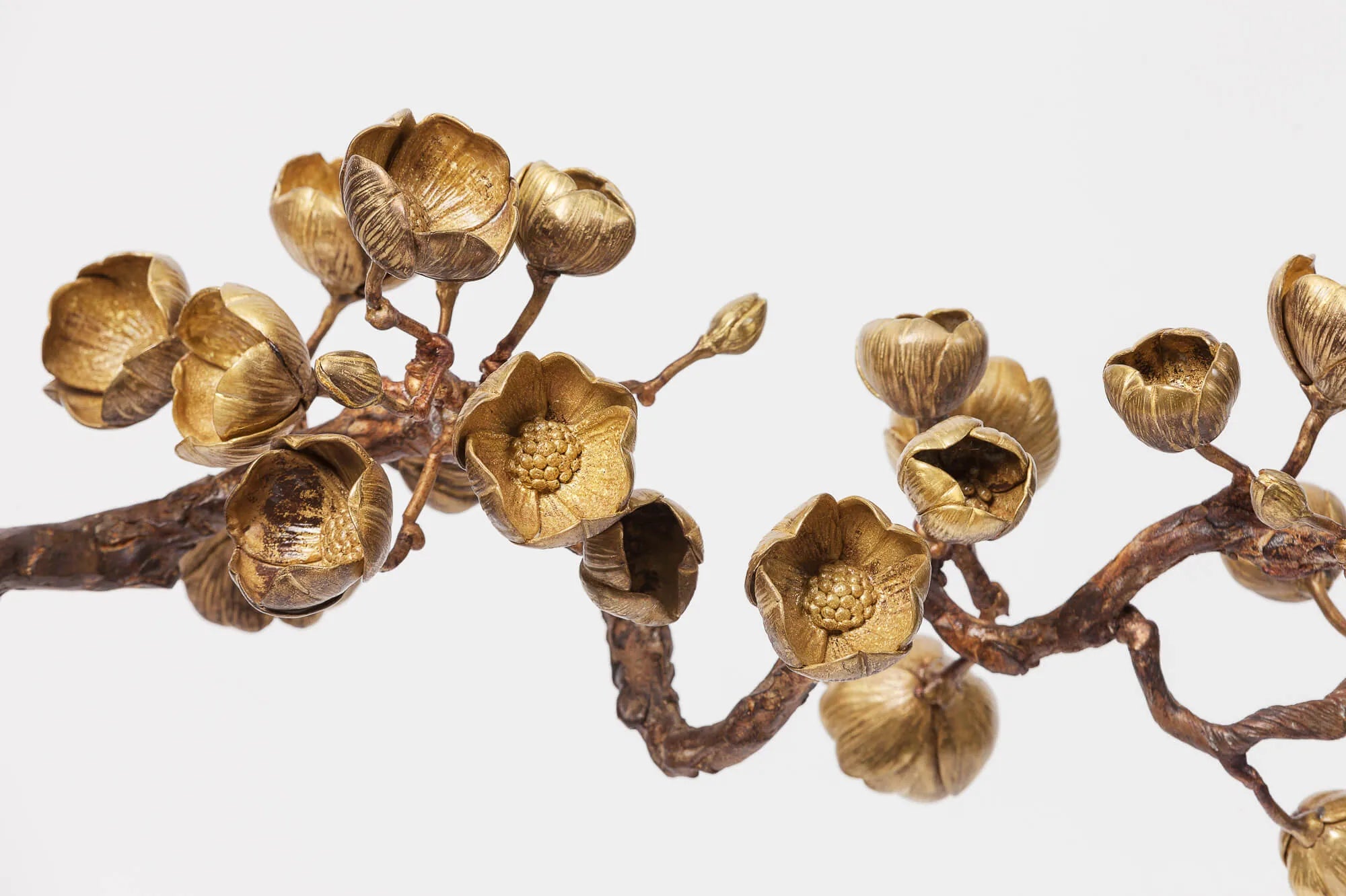 Bronze Blossom Sculpture