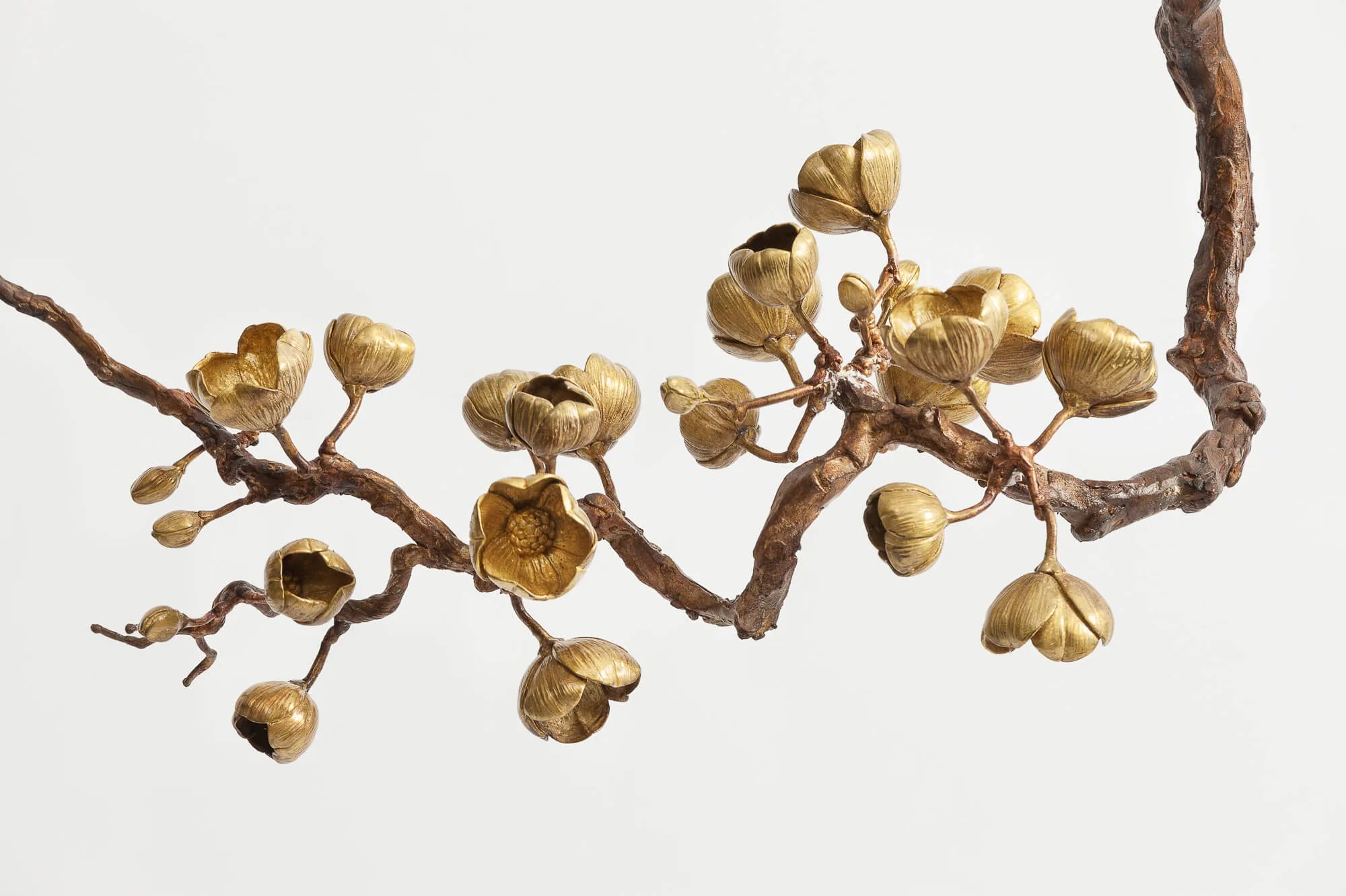 Bronze Blossom Sculpture