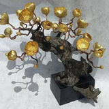 Bronze Blossom Table Sculpture