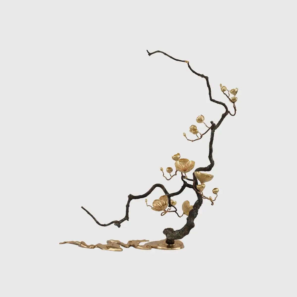 Bronze Blossom Waterfall Sculpture Right