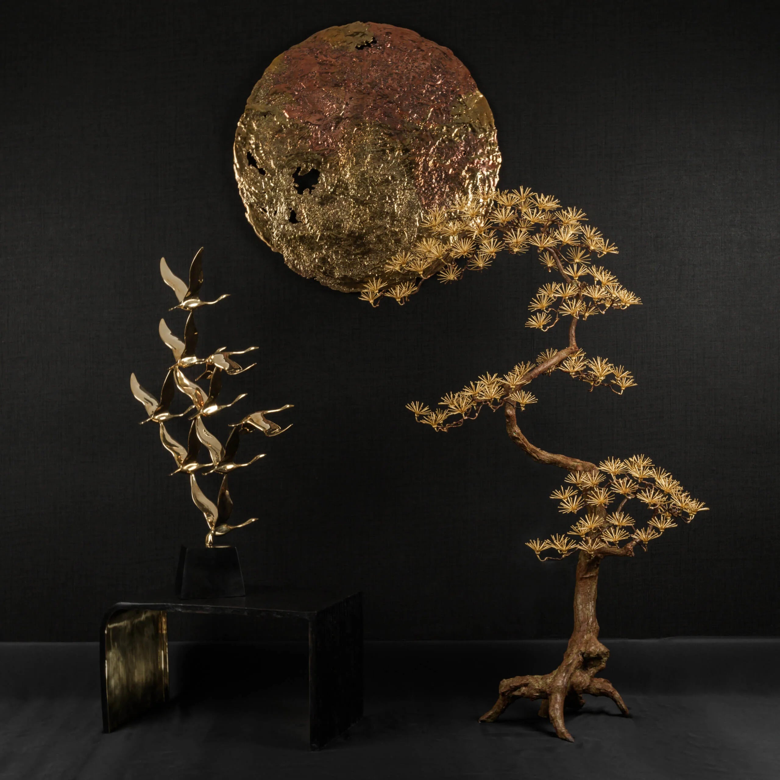 Bronze Bonsai Sculpture Large
