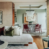 Bronze Dining Table Eggshell Top