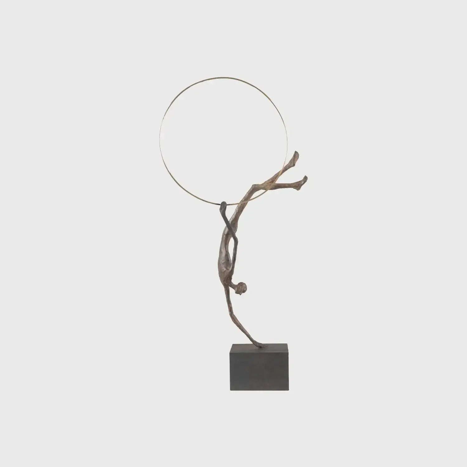 Bronze Figure Handstand