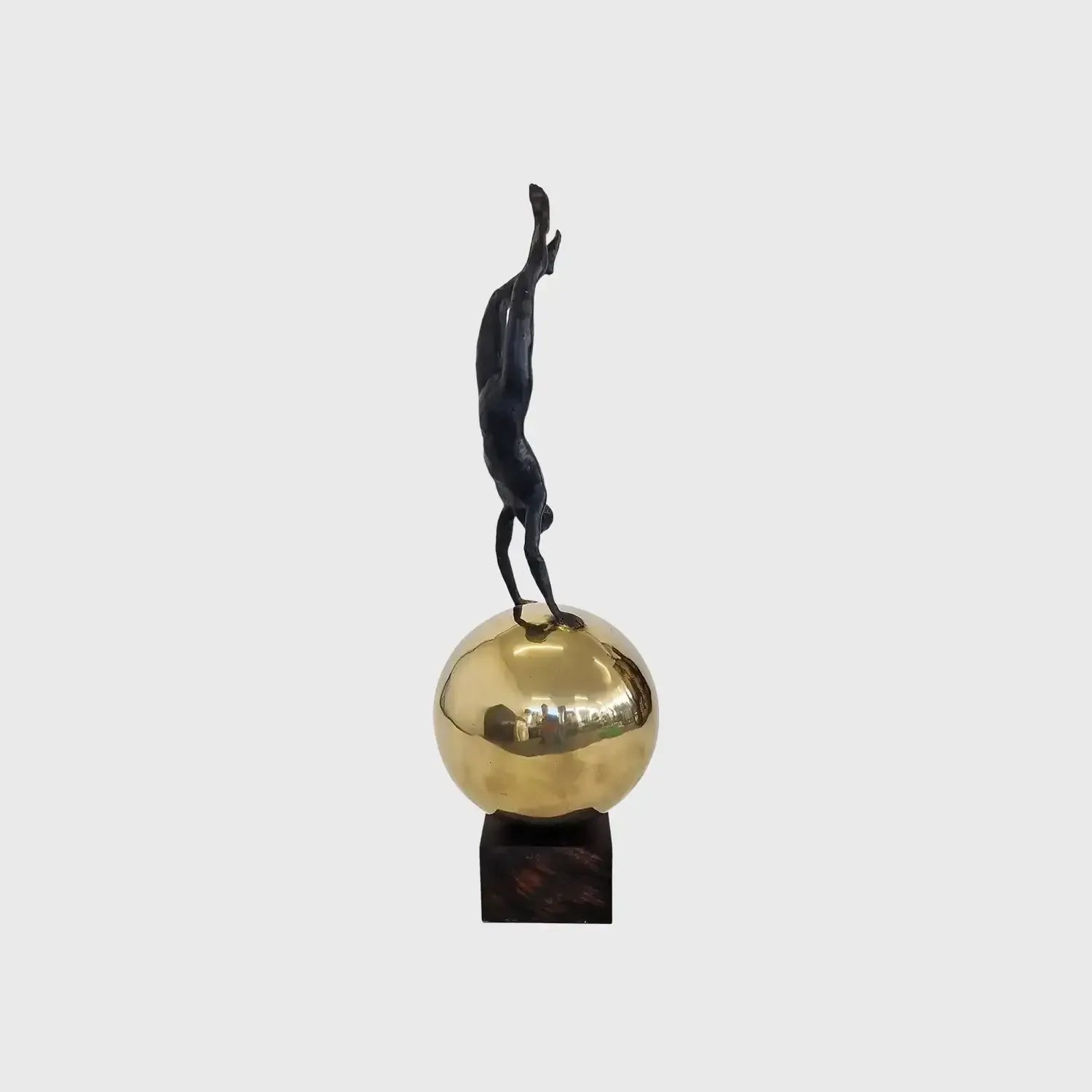 Bronze Figure Over The Moon