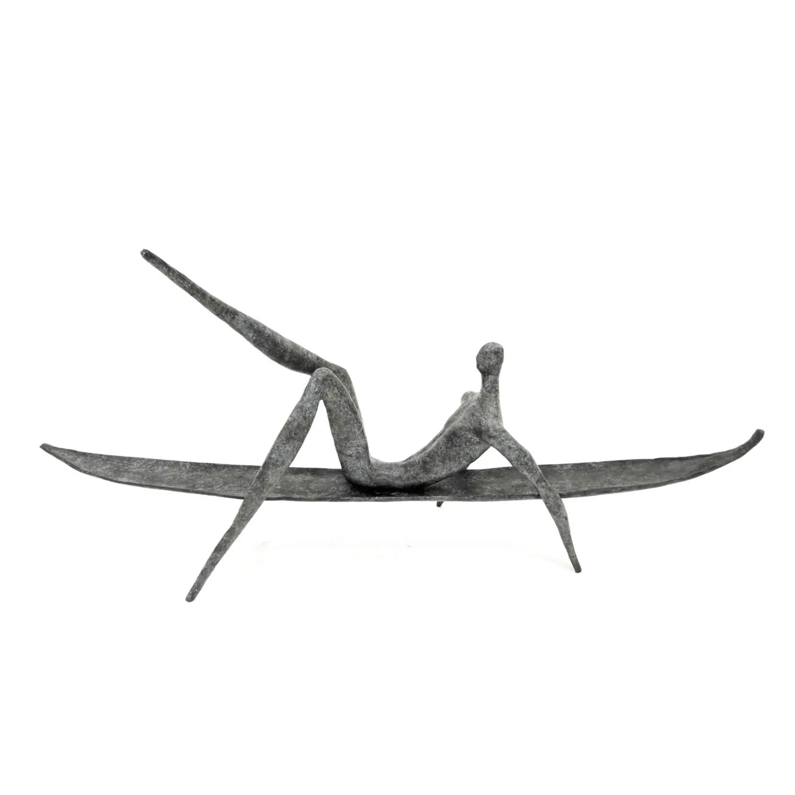 Bronze Figure Reclining