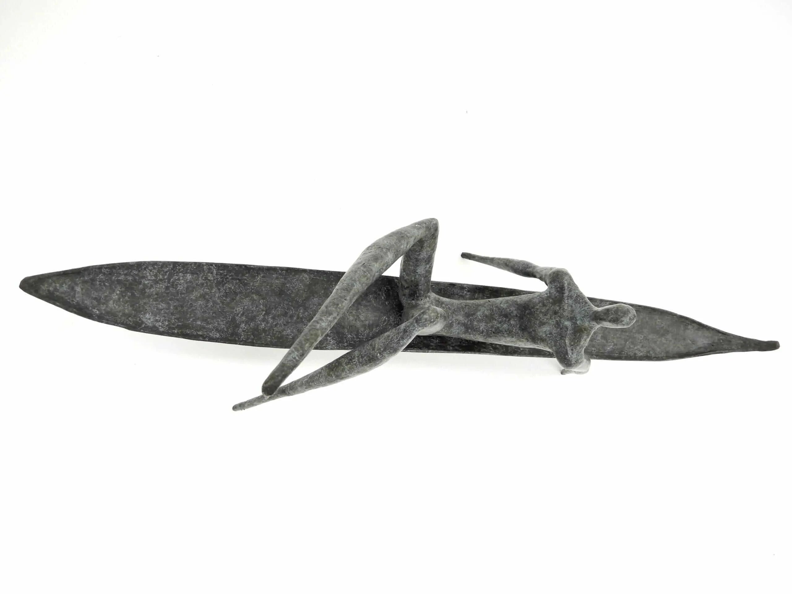 Bronze Figure Reclining