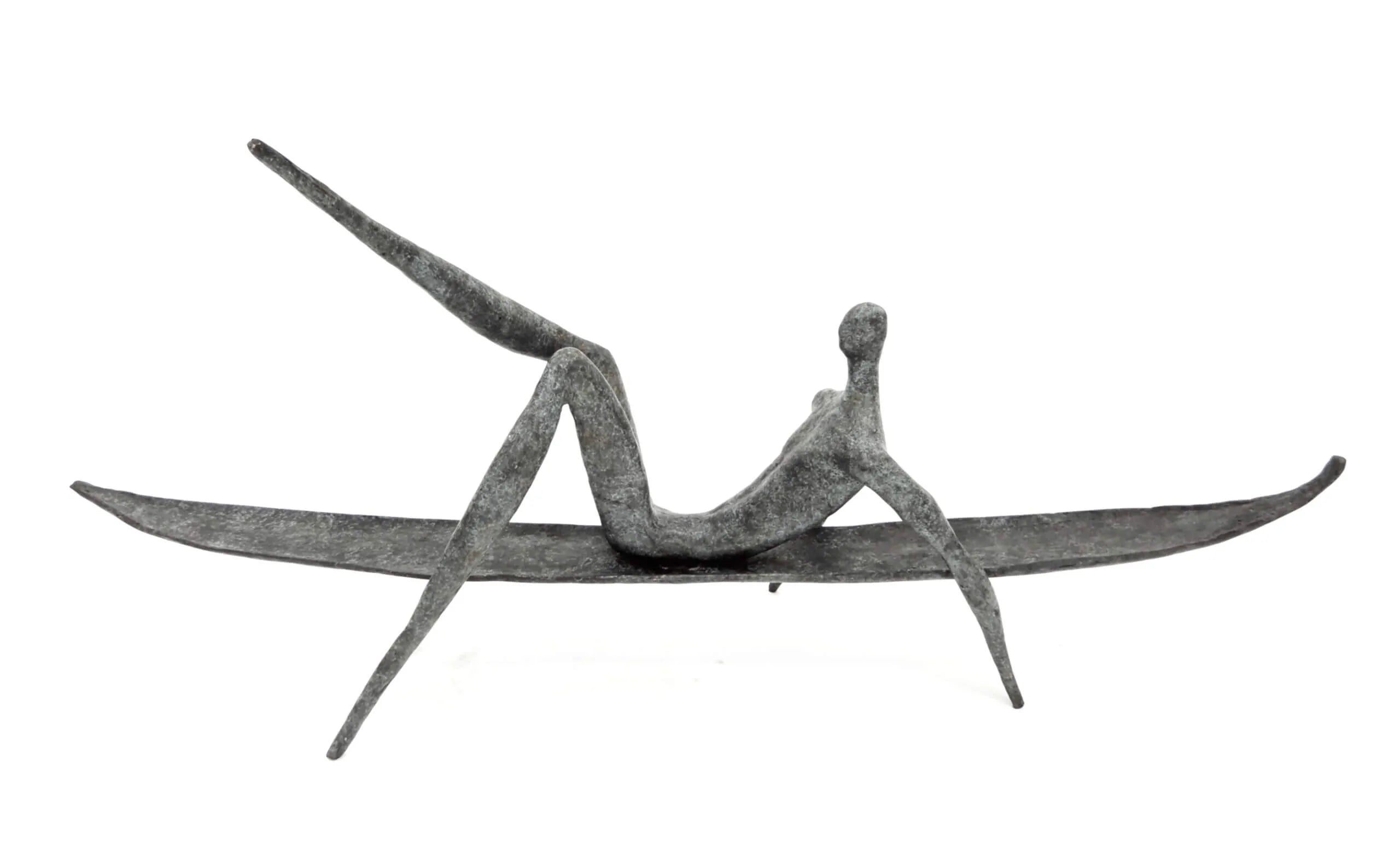 Bronze Figure Reclining