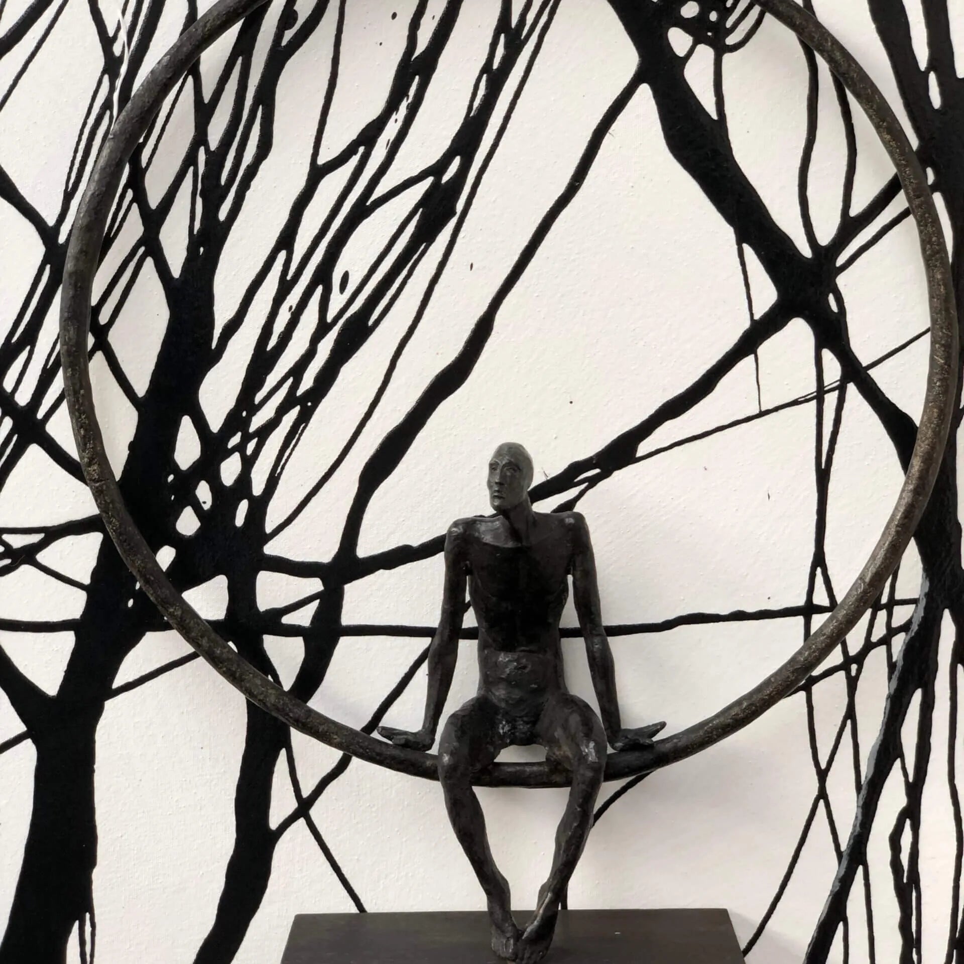 Bronze Figure The Observer