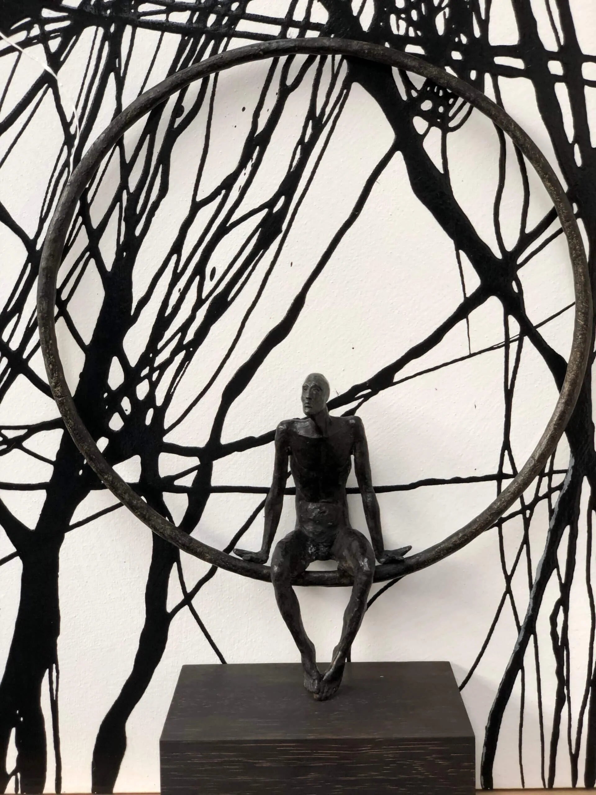 Bronze Figure The Observer