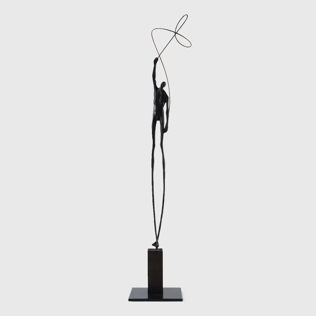 Bronze Figure with Infinity