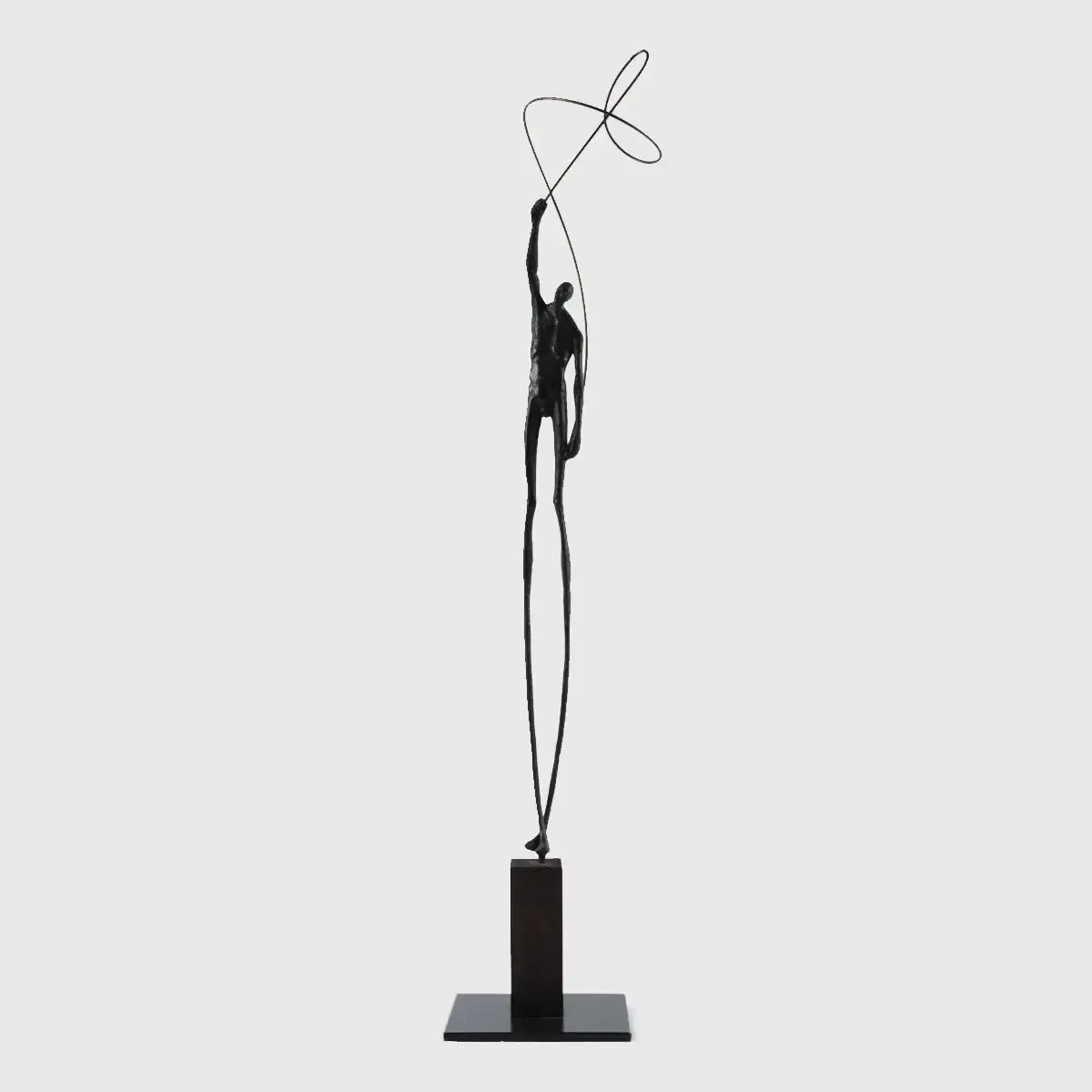 Bronze Figure with Infinity