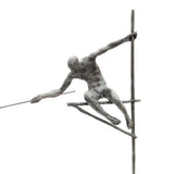 Bronze Fishermen On Tall Stand