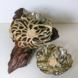 Bronze Flower Bowl