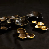 Bronze Geometric Vessels 7pc