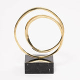 Bronze Infinity Round Sculpture