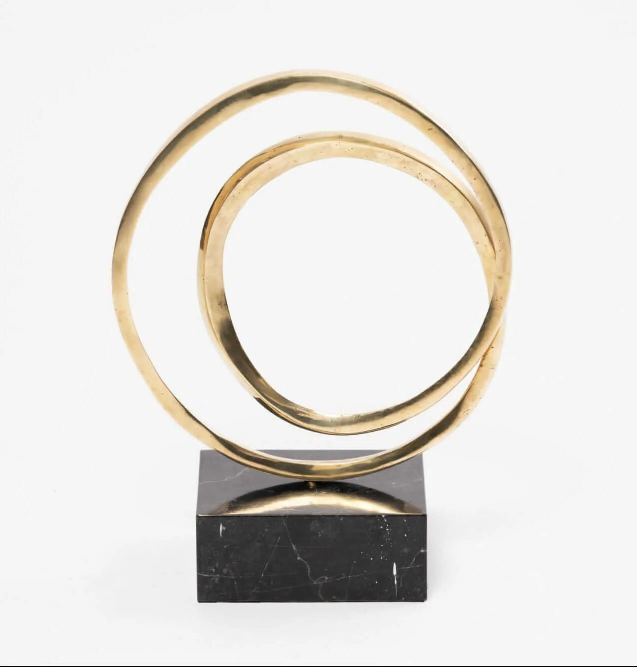 Bronze Infinity Round Sculpture