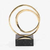 Bronze Infinity Round Sculpture
