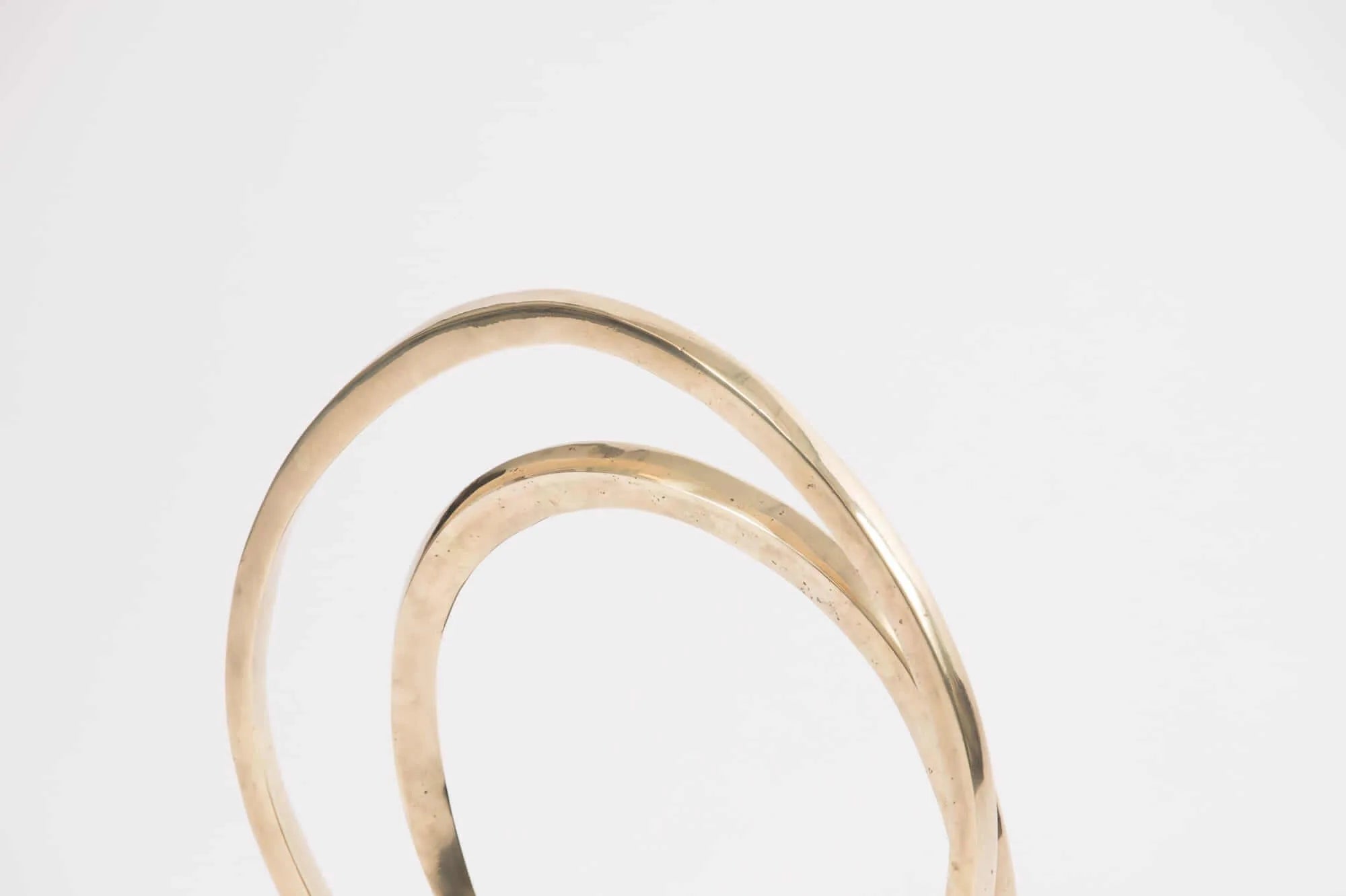 Bronze Infinity Round Sculpture