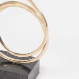 Bronze Infinity Round Sculpture