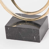 Bronze Infinity Round Sculpture