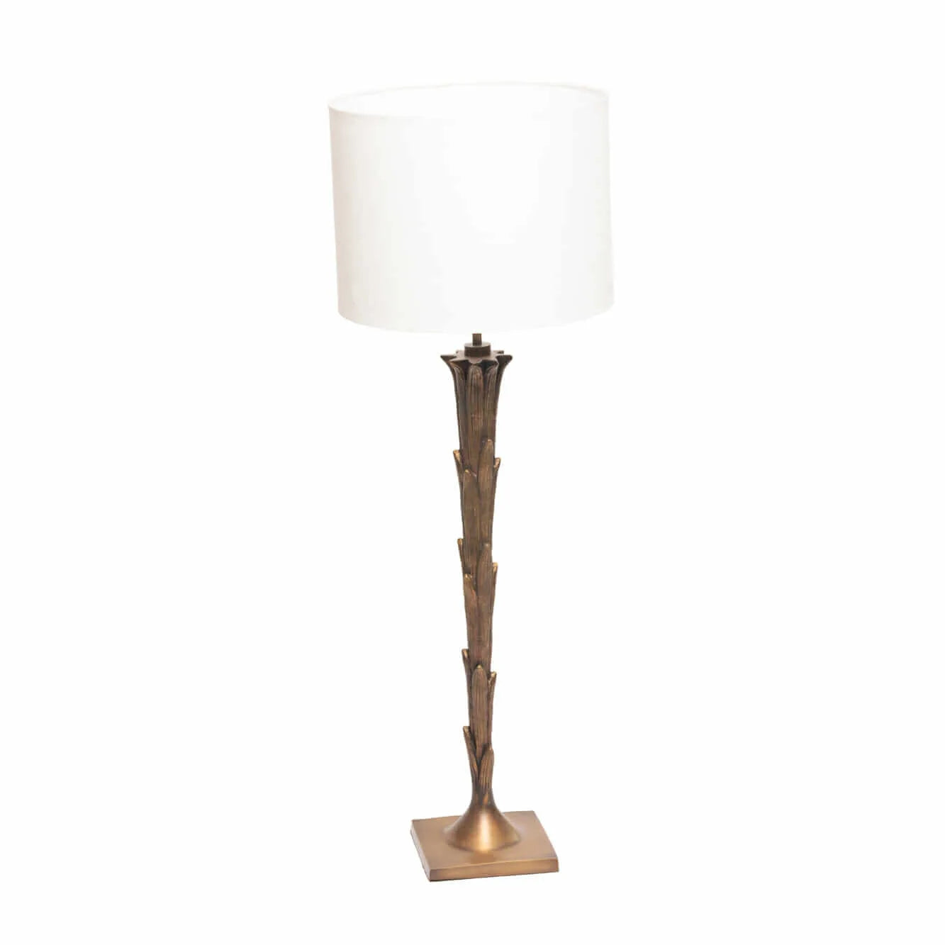 Bronze Leaf Lamp