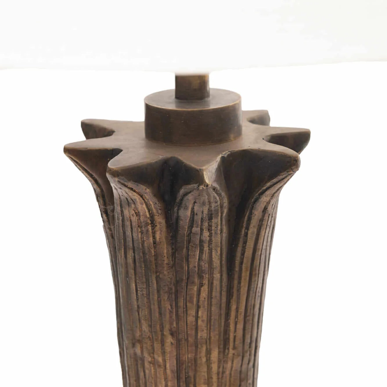 Bronze Leaf Lamp