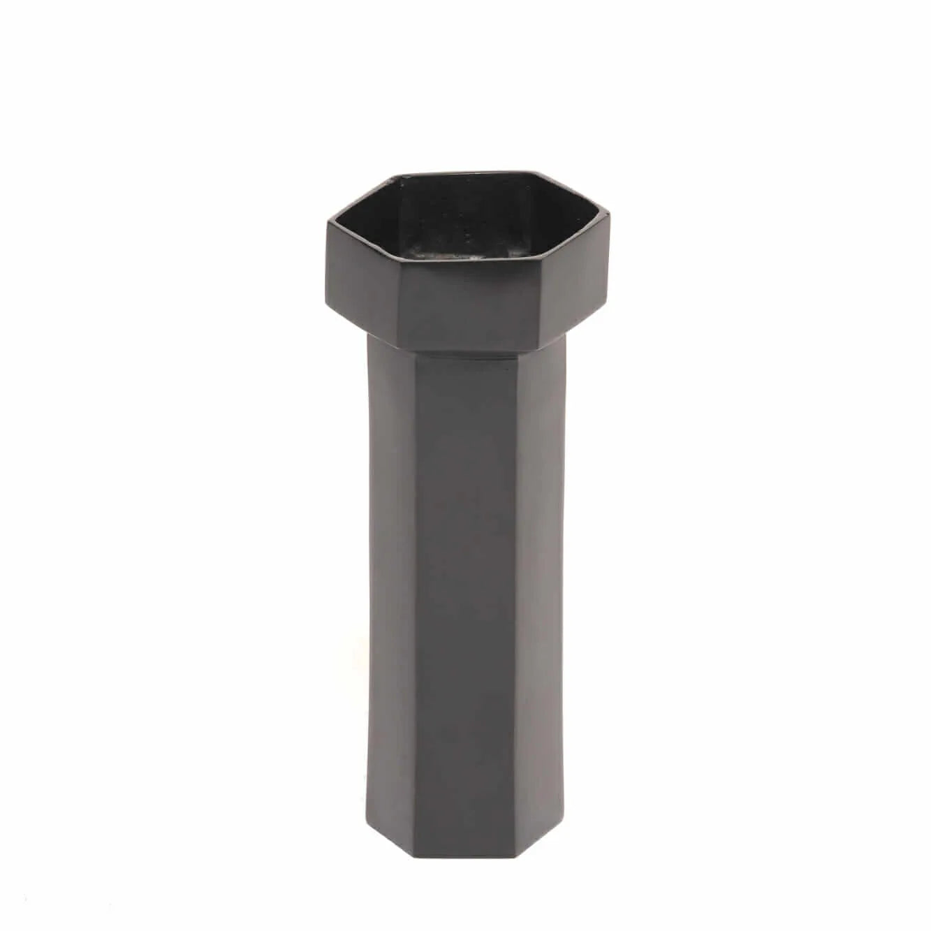 Bronze Nera Hexagon Vase Medium