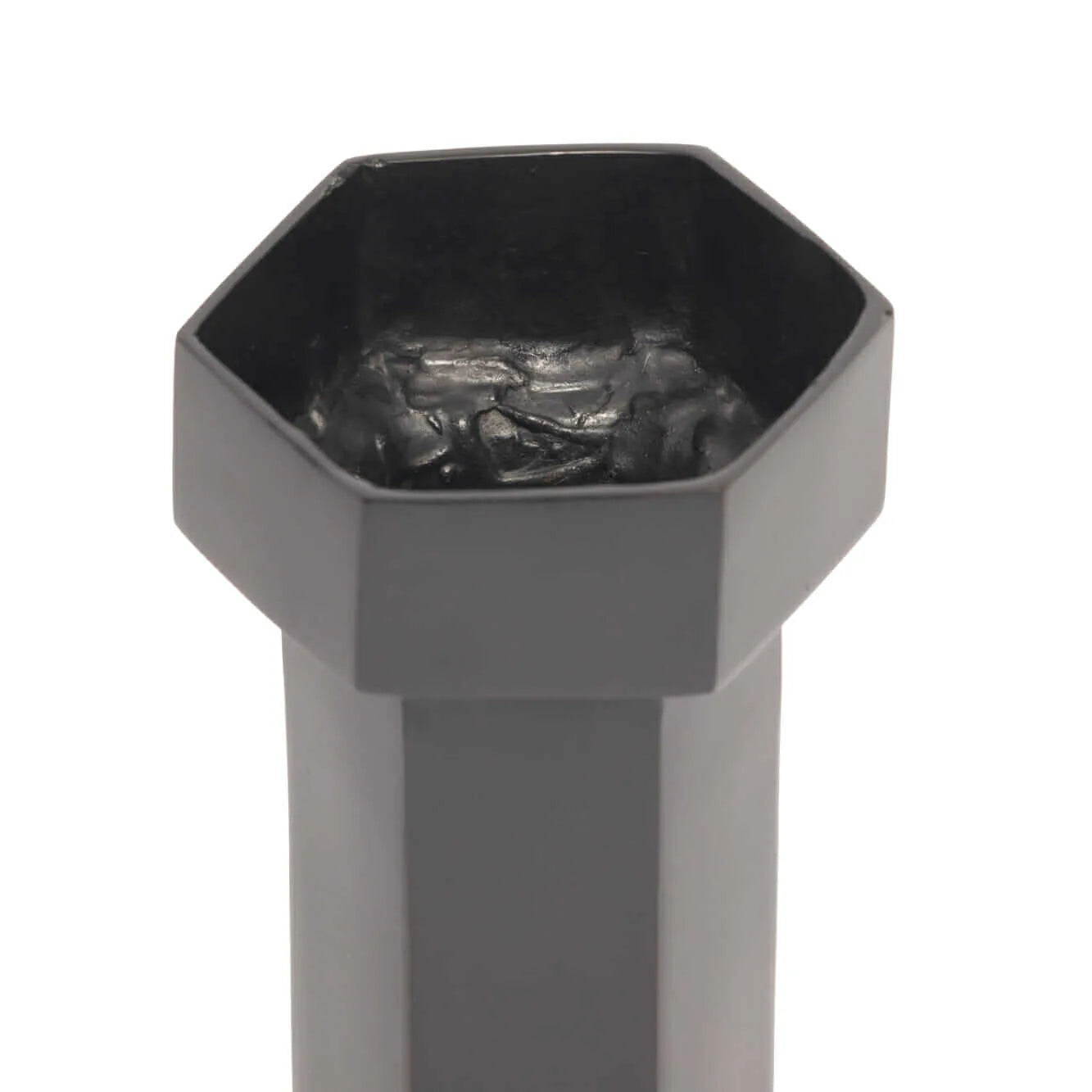 Bronze Nera Hexagon Vase Medium