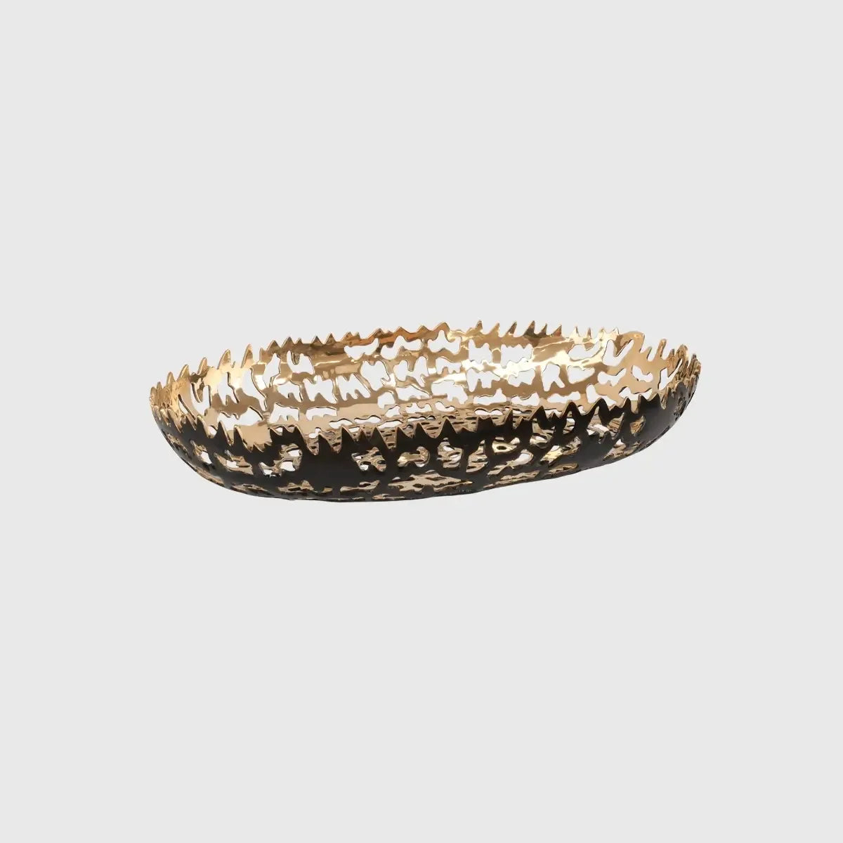 Bronze Oval Coral Bowl