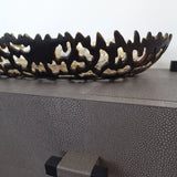 Bronze Oval Coral Bowl