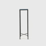 Bronze Pedestal Blu Leather