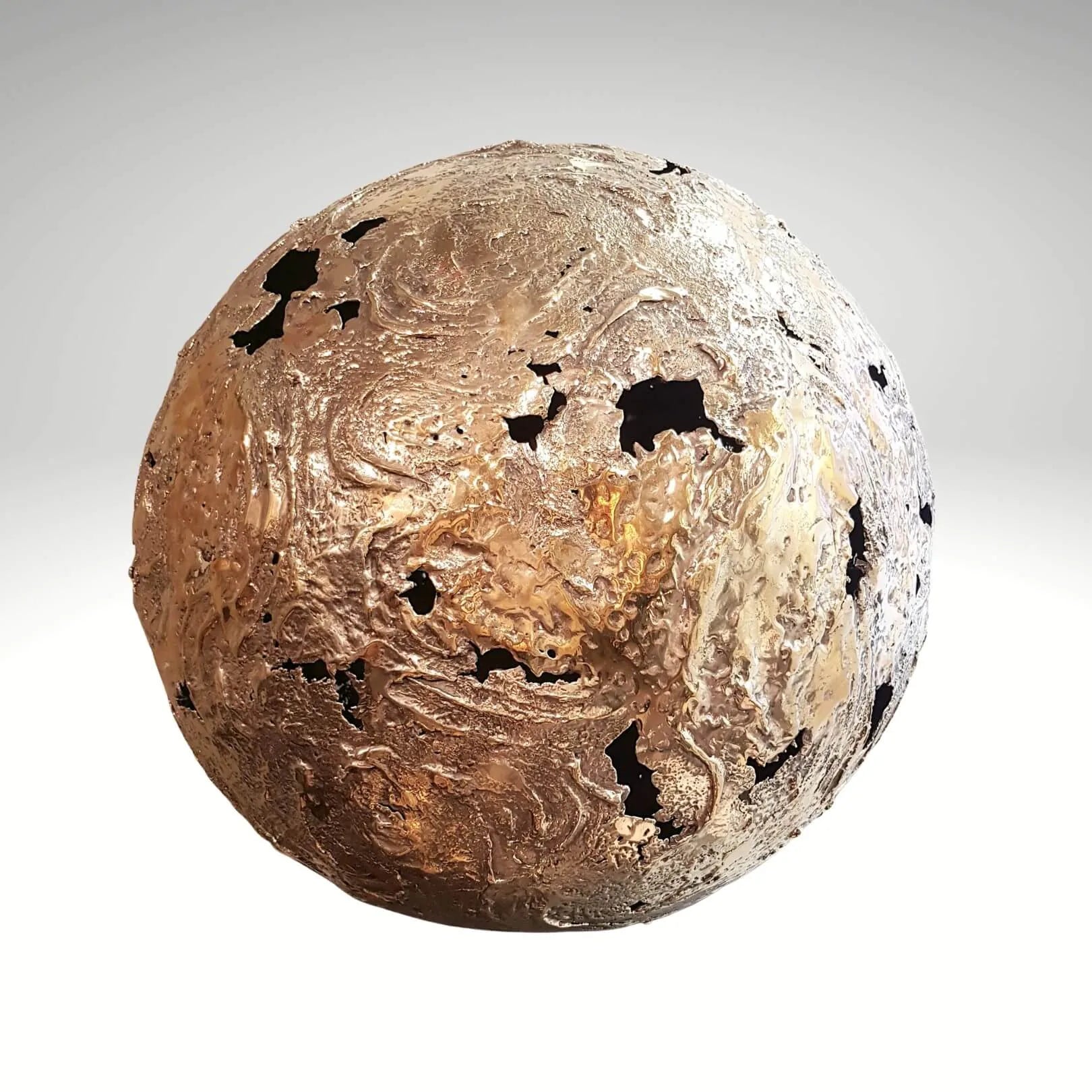 Bronze Sculpture Globe