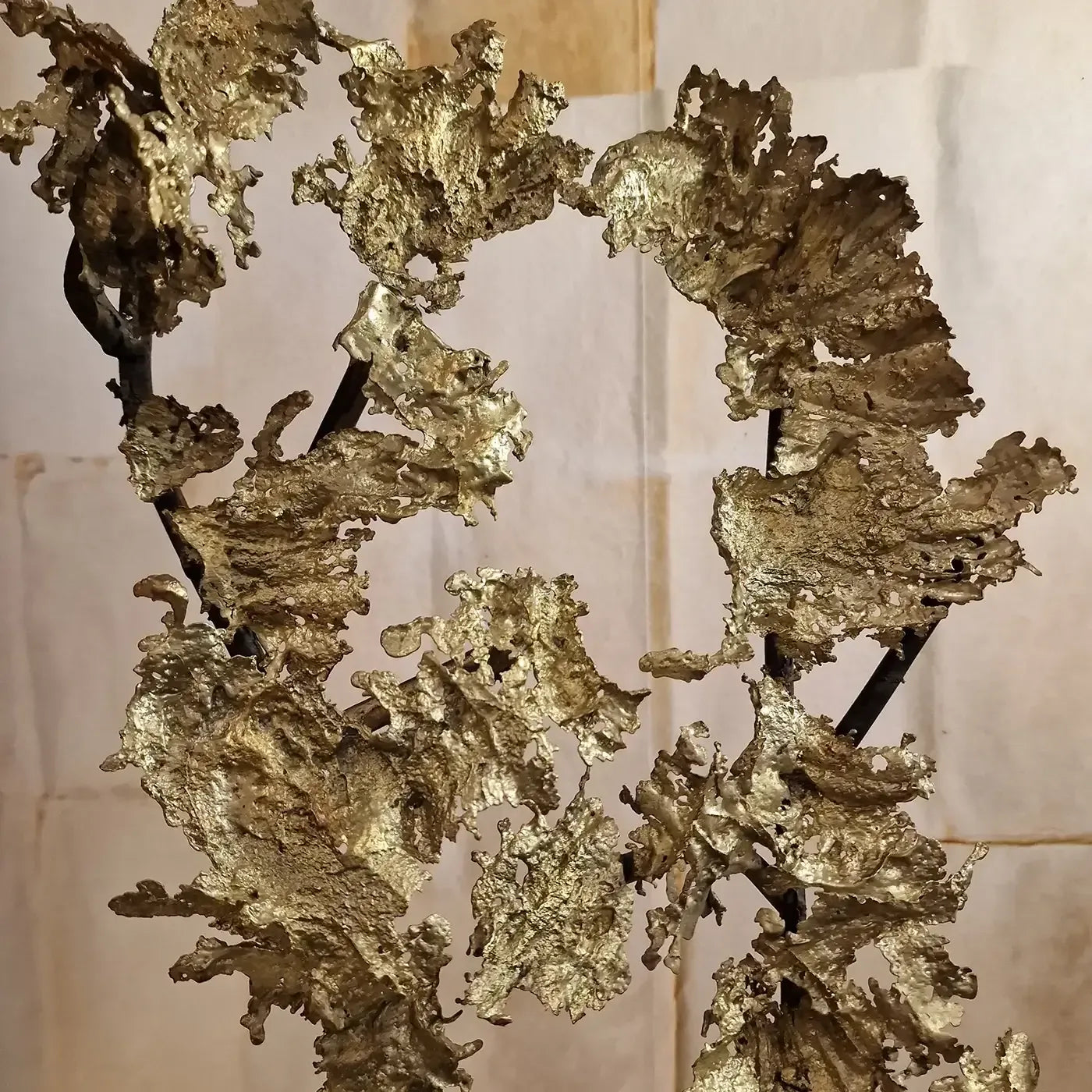 Bronze Sculpture Moon In The Clouds