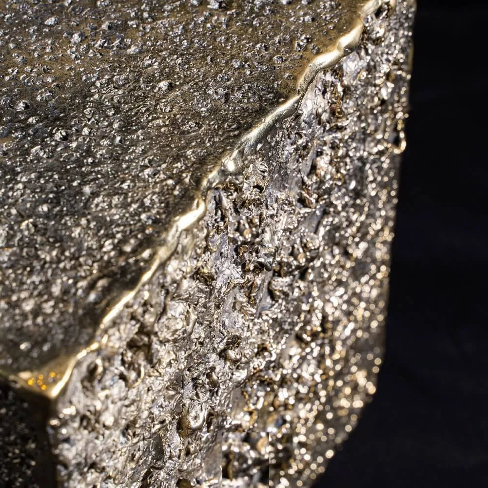 Bronze Sculpture Rain Cube