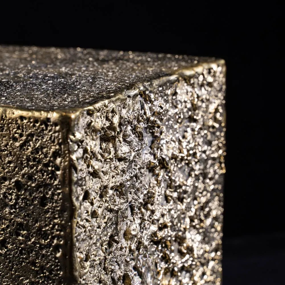 Bronze Sculpture Rain Cube