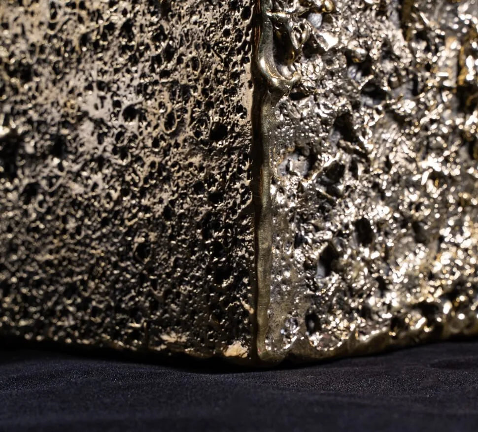 Bronze Sculpture Rain Cube