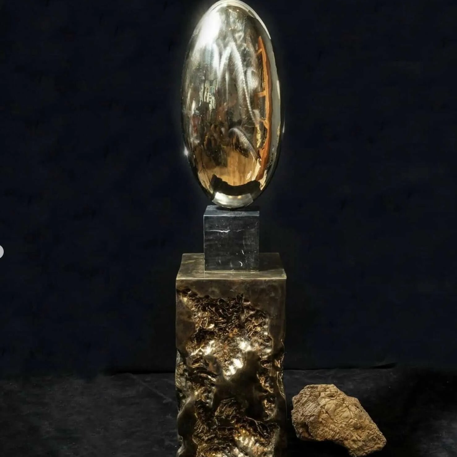 Bronze Torpedo Sculpture