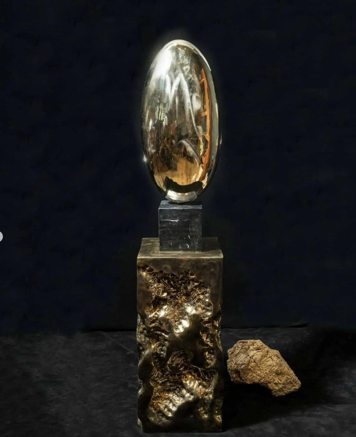 Bronze Torpedo Sculpture