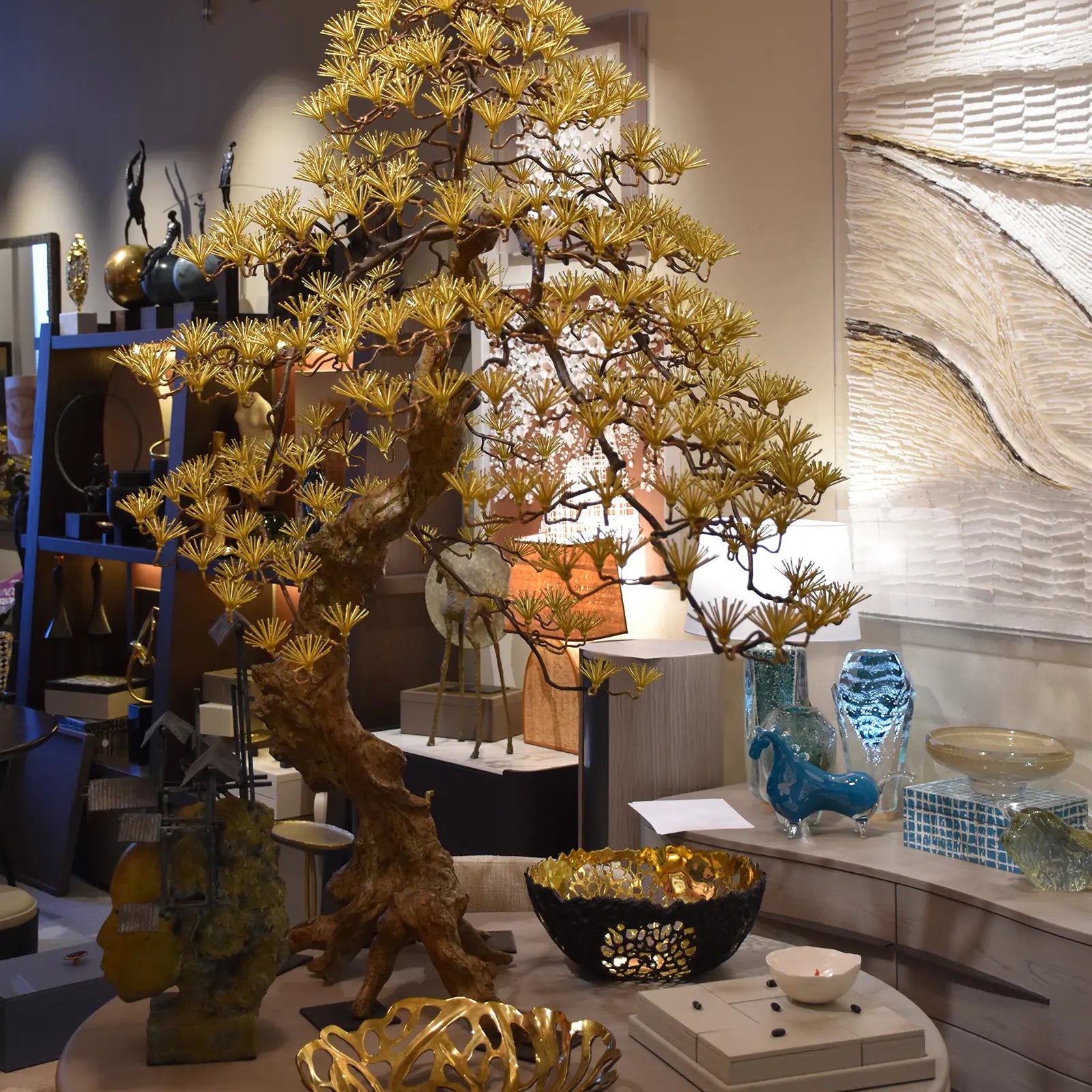 Bronze Tree Bonsai Sculpture