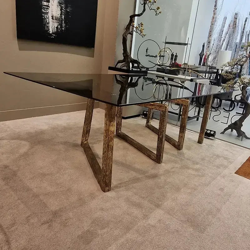 Bronze Twist Dining Table