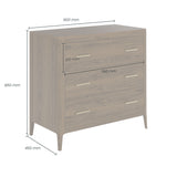Abberley Chest of Drawers - Brown by DI Designs