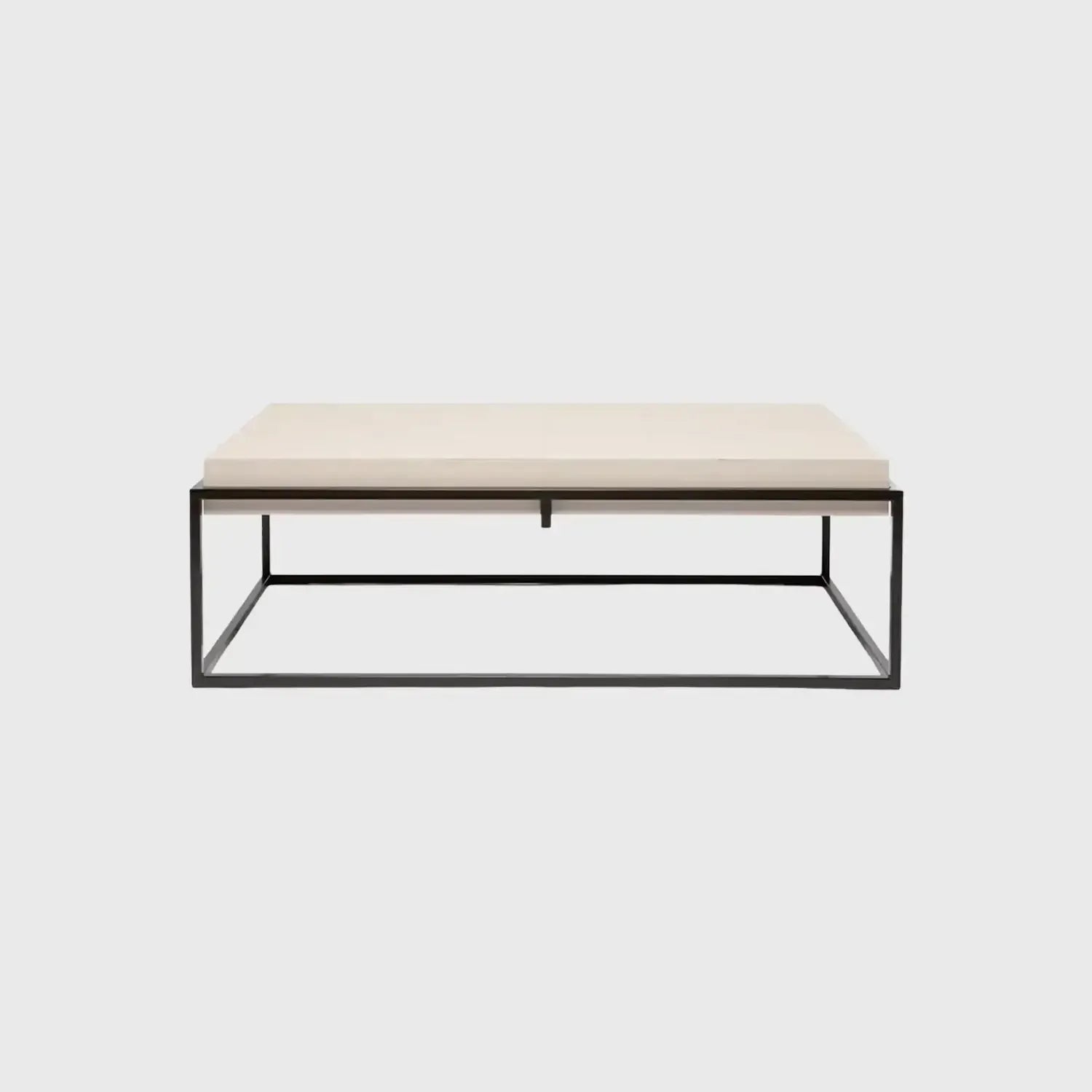 Caged Coffee Table Pumice Leather