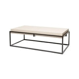 Caged Coffee Table Pumice Leather