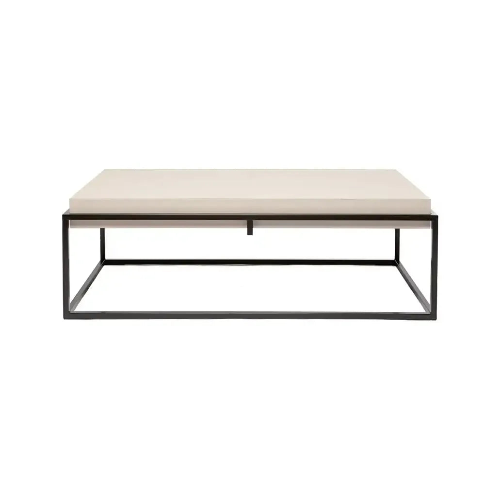 Caged Coffee Table Pumice Leather