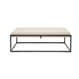 Caged Coffee Table Pumice Leather