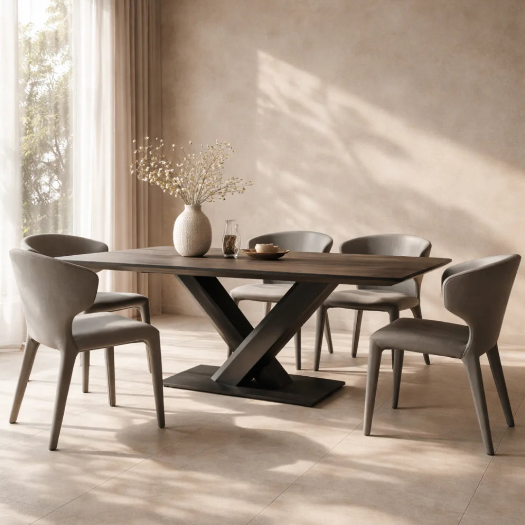 Campo Dining Table - Dark Oak