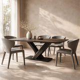 Campo Dining Table - Dark Oak